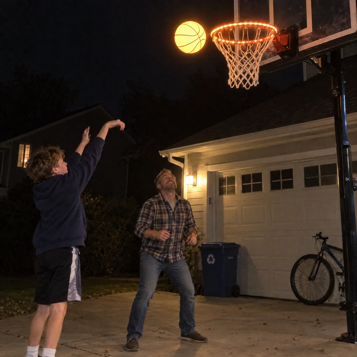 Glowing Basketball